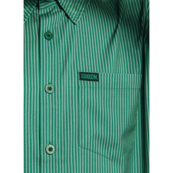 Dixxon Flannel Shirt Mens Large Green Benny Plaid Button Up Limited Edition NWT - Picture 2 of 3